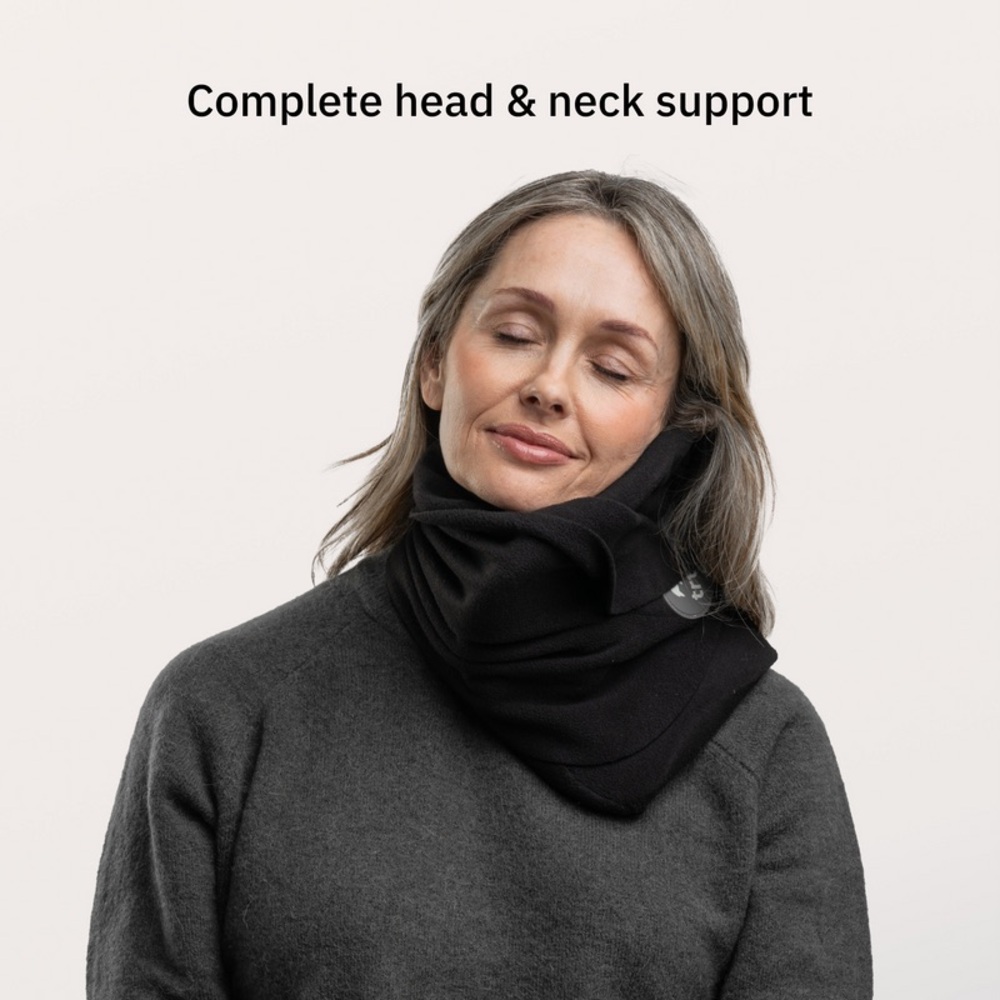 Black Neck Support Pillow
